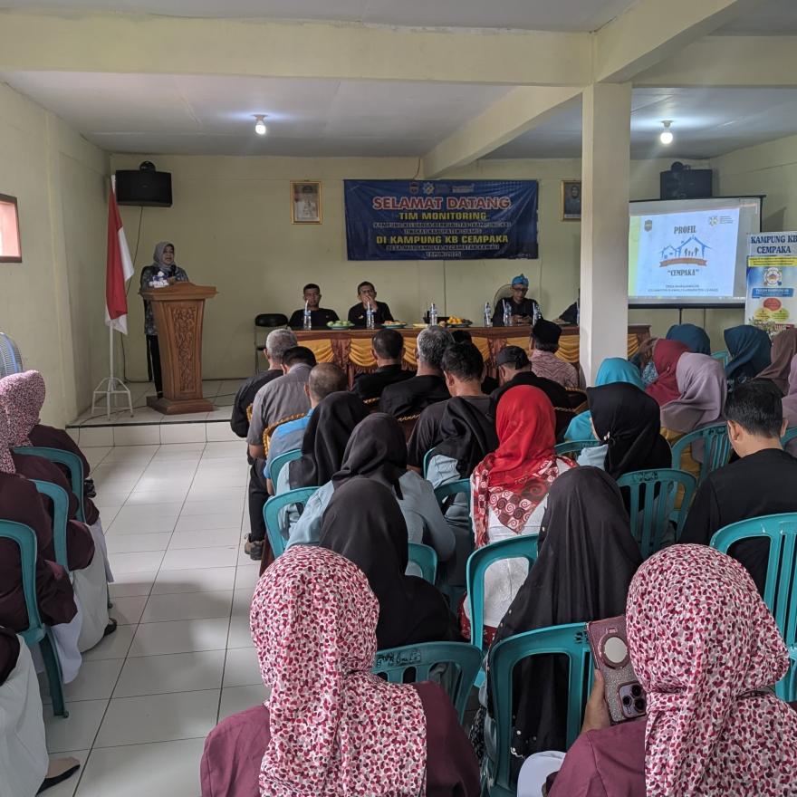 KEGIATAN MONITORING KAMPUNG KB DI DESA MARGAMULYA